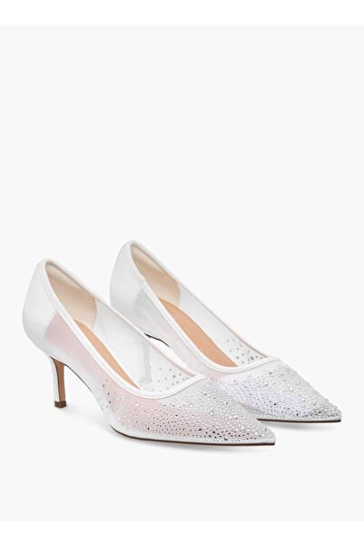 Celeste Celeste Women's Embellished Pointed Toe Pumps with Stiletto Heels