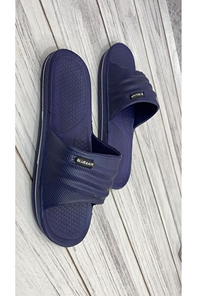 KARTER HOME Men's Stripe Detailed Garden and Beach Slippers