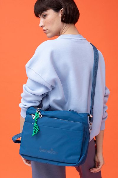 United Colors of Benetton Geantă de umăr BENETTON albastră BNT1460