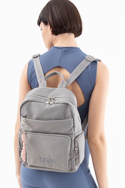 United Colors of Benetton Benetton Women's Backpack Gray Bnt1482