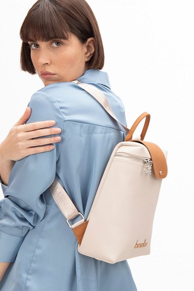 United Colors of Benetton Benetton Women's Backpack - Beige/Camel Bnt1608