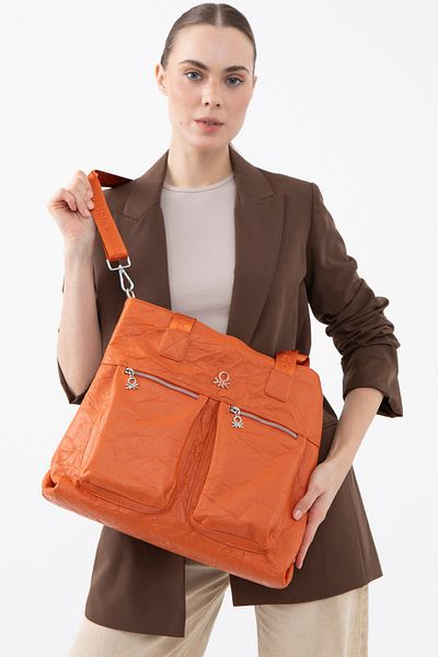 United Colors of Benetton Orange Beneton Women's Shoulder Bag - Bnt1472