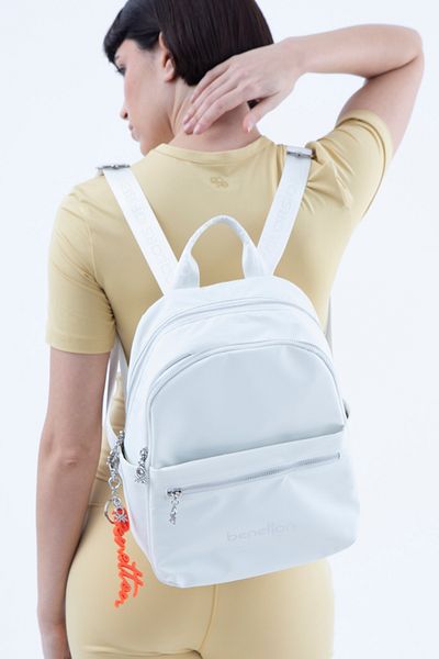 United Colors of Benetton BENETTON ΓΥΝΑΙΚΕΙΟ ΣΑΚΙΔΙΟ ΠΙΣΩ ΛΕΥΚΟ BNT1576