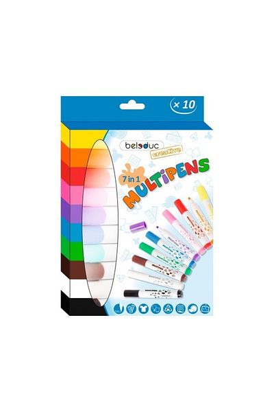 Beleduc Set of 10 multi-surface markers