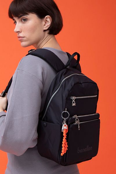 United Colors of Benetton Benetton Women's Backpack - Black - Bnt1463
