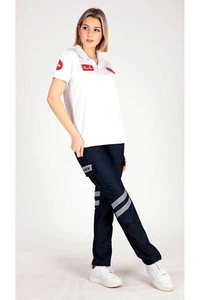Ekg Medikal Tricou polo pentru sănătate de urgență Tricou confort unisex (țesătură plasă unisex)