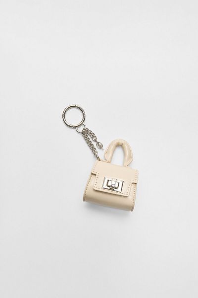 Stradivarius Mini bag charm keyring