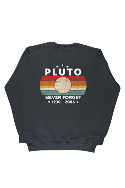 By Caspita Fashion Lenithra Pluto Back Štampano Unisex Oversize kroj Dimljena...