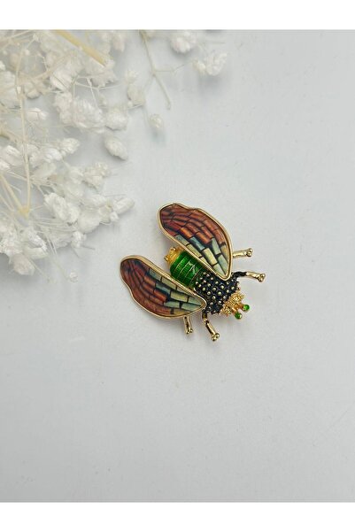 Colorful Bee Brooch