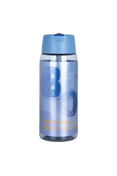 NovaKids Water Bottle 750ml with Grab String - Blue