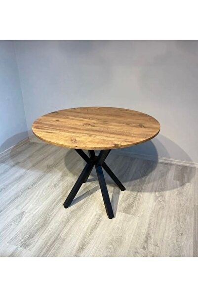 BAMBEDS MOBİLYA Bambeds Mobilya Yuvarlak Yemek Masası 70x70 cm A.Çam