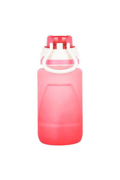 NovaKids Water Bottle 550ml with Straw - Pink