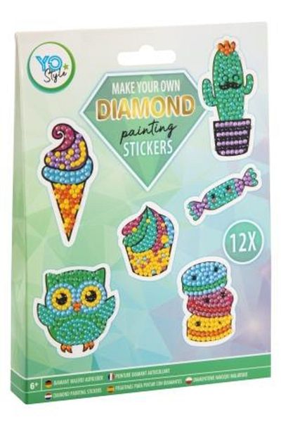 GRAFİX Creative set, Create your own stickers with rhinestones, Diamond paint stickers, Grafix