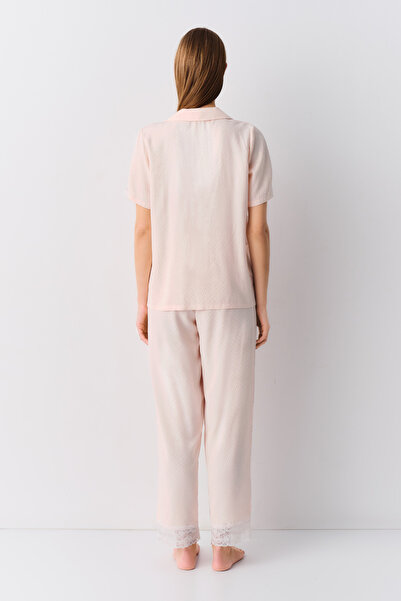 SUWEN Maison Gömlek Yaka Pijama Takımı