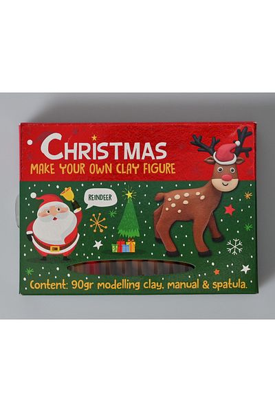 WinsHolland DIY Set Create your own plasticine figurine, winter theme