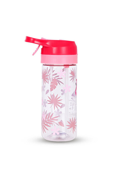Eazy Kids Tritan Water Bottle w/ Spray Tropical Pink, 420ml