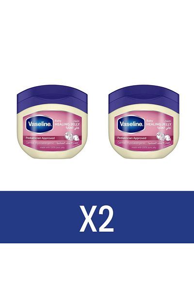Vaseline Moisturizing Petroleum Jelly, to sooth and protect baby skin, Baby 450ml x2