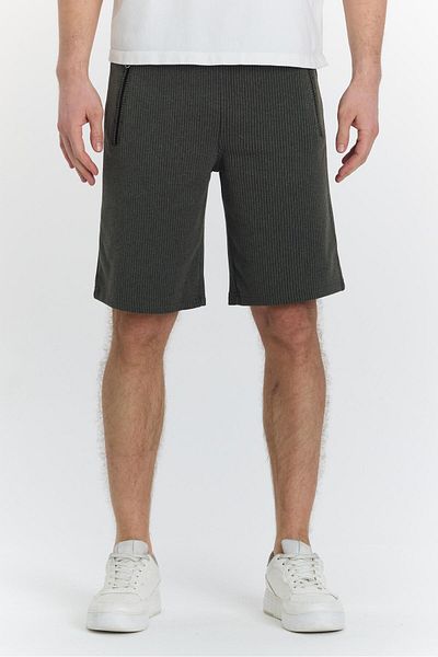 Marco Ferry Ανδρικό σορτς από πολυβαμβάκι Khaki 6044-H