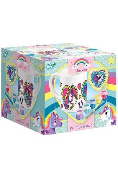 Totum Creative set Paint a mug with unicorns
