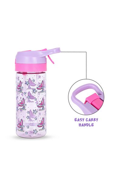 Eazy Kids Tritan Water Bottle with Spray Mermaid Pink, 420ml