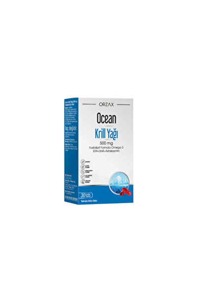 Orzax Ocean Krill Oil 500 mg 30 Kapsül