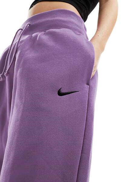 Nike Sportswear Phoenix Fleece High Rise Oversized Şardonlu Büyük Beden Yüksek Bel Kadın Eşofman Alt
