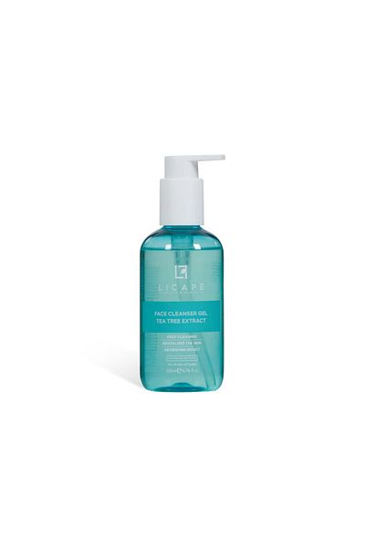 Licape Tea Tree Gesichtsreinigungsgel 200 ml - Sanfte Tiefenreinigung & Feuchtigkeit