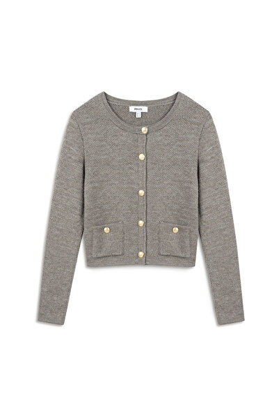 İpekyol Metal Düğmeli Triko Hırka