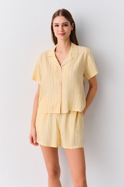 SUWEN Sugar Masculine Shorts Pajama Set