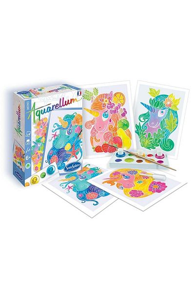 Sentosphere Set pictura copii - Mini Aquarellum Unicorni