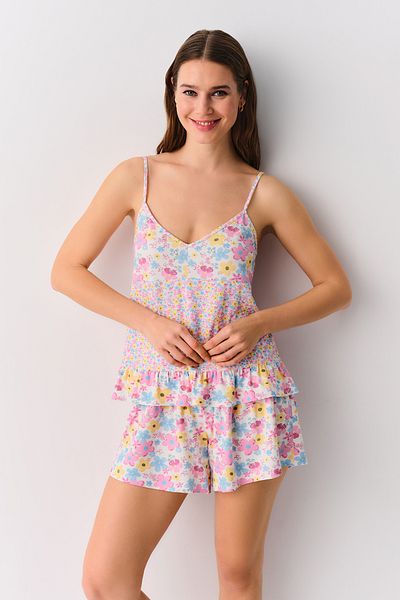 SUWEN Blossom Shorts Pajama Set