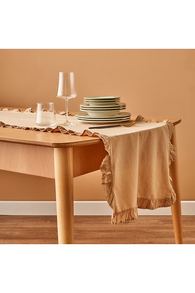 Bella Maison 100% βαμβάκι Elegance Runner Beige (50x150 cm)