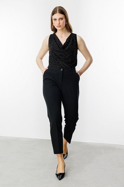 Ekol Large Size Trousers with Elastic Waist