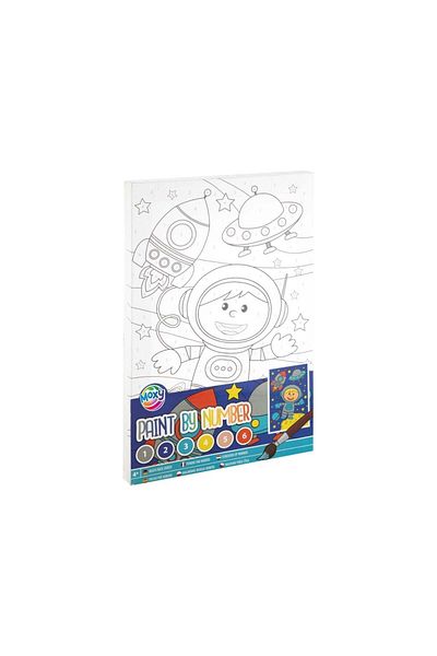 GRAFİX Creative set Paint by numbers, Canvas, space