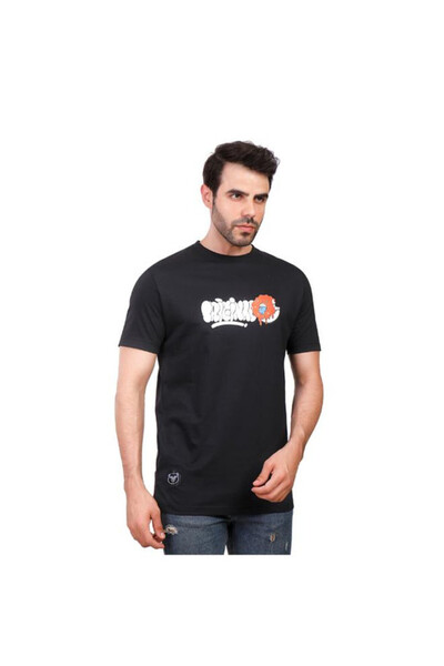 COUP تيشيرت باراكولا رجالي مطبوع 1000737 - أسود