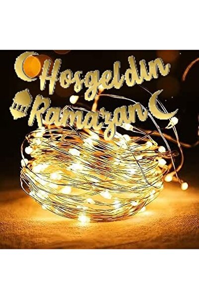 DÜVENCİ TİCARET hoşgeldin ramazan kaliğrafi led ışıklı