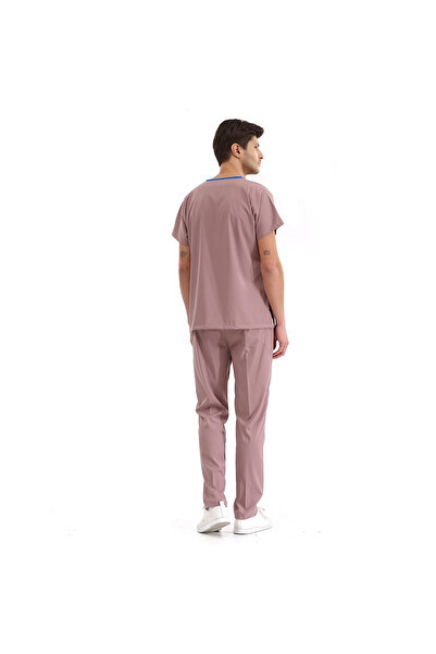 ÇİZGİ Lüks Likralı Üniforma Takımlar Yüksek Kaliteli Likralı Scrubs