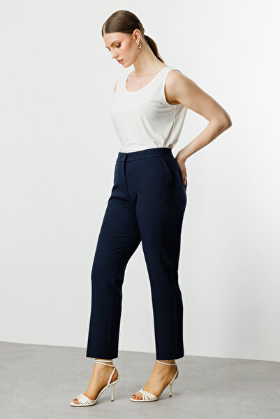 Ekol Large Size Trousers with Elastic Waist