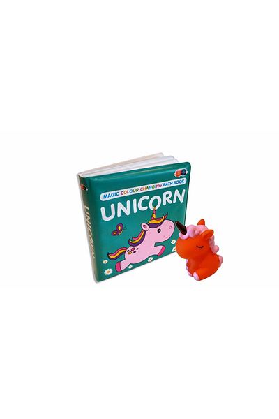 Buddy&Barney Color Changing Book and Toy - Unicorn