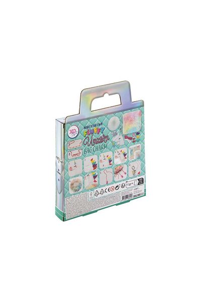 GRAFİX Creative DIY set, Fluffy unicorn keychain