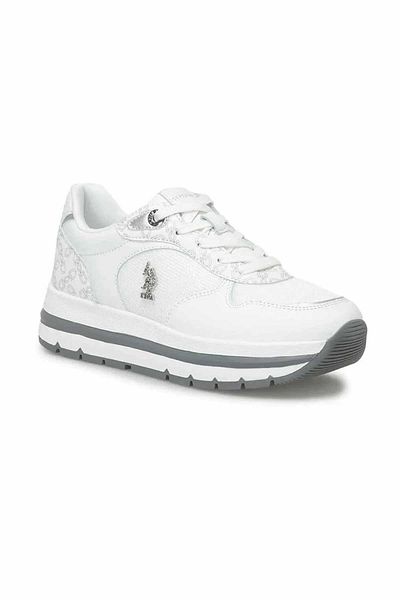 U.S. Polo Assn. U.S. Polo Assn. Model Confort pentru femei Snekars albi SHRY5FX