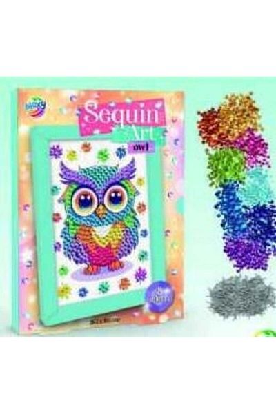 Moxy Glitter painting - Owl