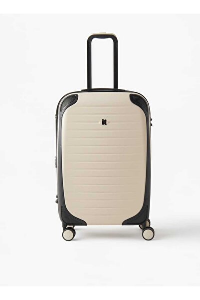 IT حقيبة ترولي صلبة ذات ملمس ناعم مع مقبض قابل للسحب - عرض 48 سم × طول 71 سم ...