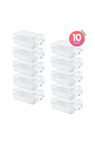 Smartware Set of 10 Men's White Shoes Box