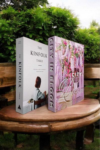 BayCazip Decorative Book Look Box Set of 2 Decorative Book Looking Box