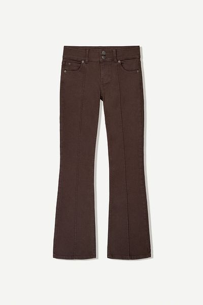 Bershka Low-rise boot-cut jeans