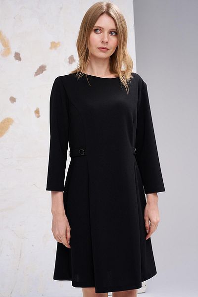 Journey O Neck-Waist Epaulette Detail, Dress