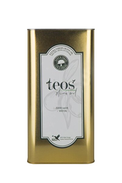 Teos Olive Oil Yeni Hasat 2025/2026 5 Lt Teneke Natürel Sızma Zeytinyağı