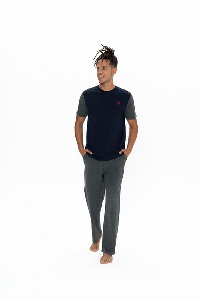 U.S. Polo Assn. Ανδρική πιτζάμα Navy Blue - 18898