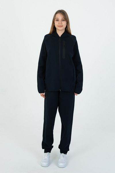 Black One Σετ αθλητικής φόρμας για κορίτσι/αγόρι με ρυθμιζόμενο φερμουάρ μέσης